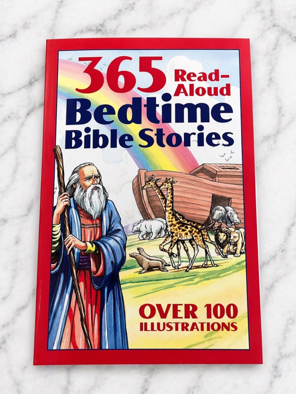 365 Read Aloud Bedtime Bible Stories Kids Christian Devotional Storybook